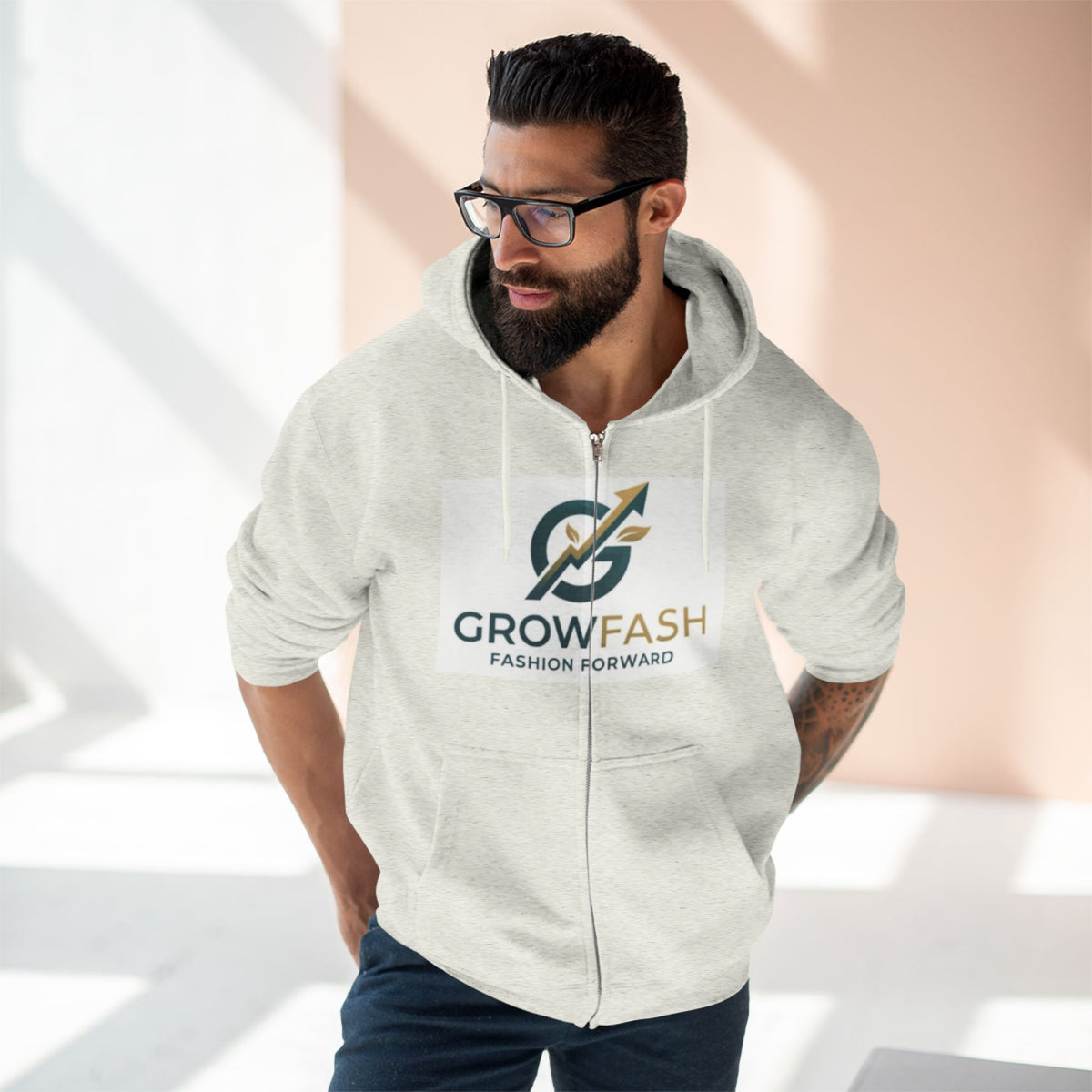 Growfash Zip Hoodie
