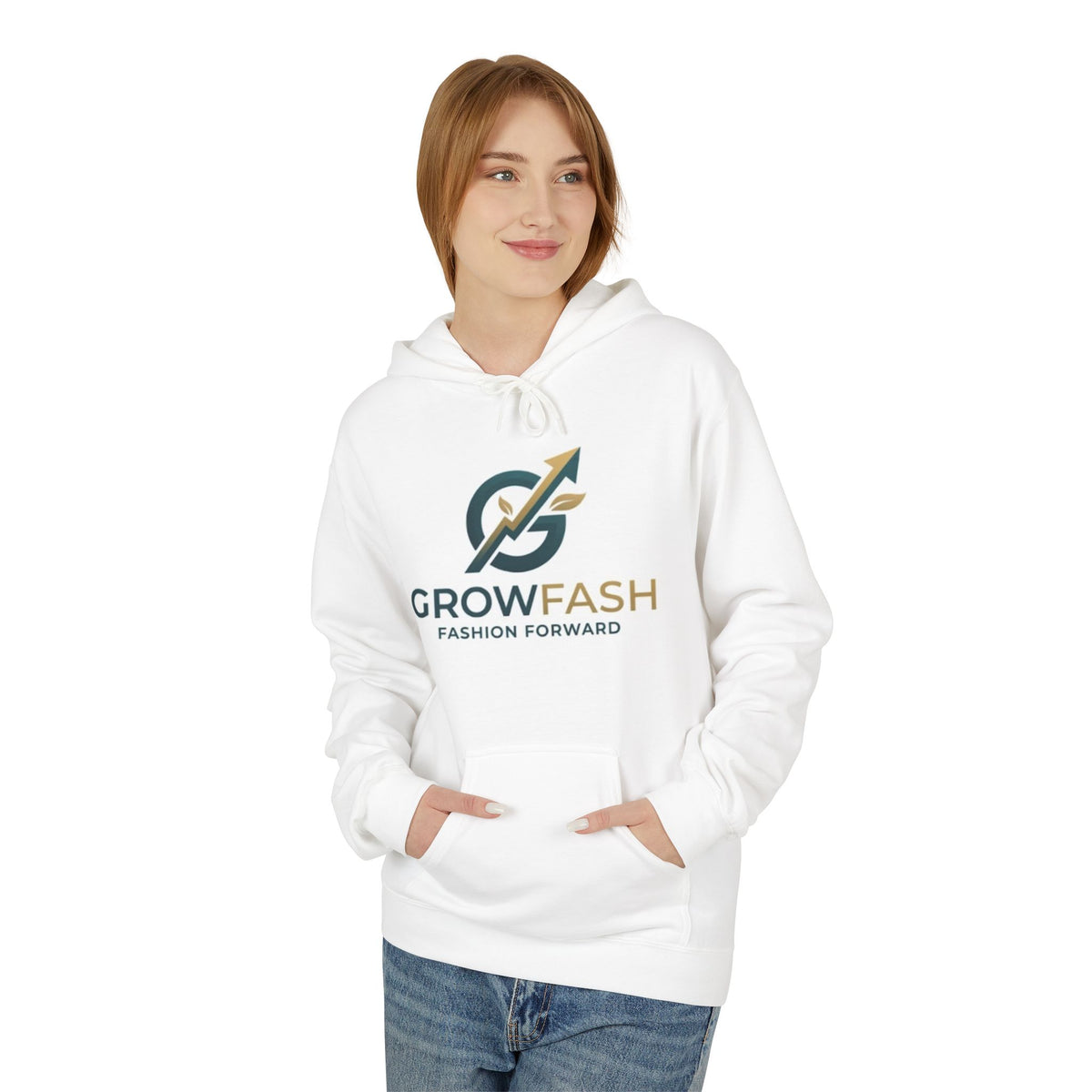 GrowFash  Hoodie — Fashion Forward white